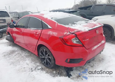 2020 Honda Civic Sport z USA, uszkodzony, nr VIN 2HGFC2F89LH539664